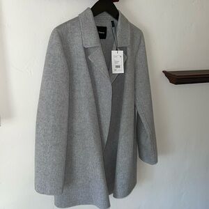 Theory - Sileena Open Front Coat in Double-Face Wool-Cashmere NWT (Size M)